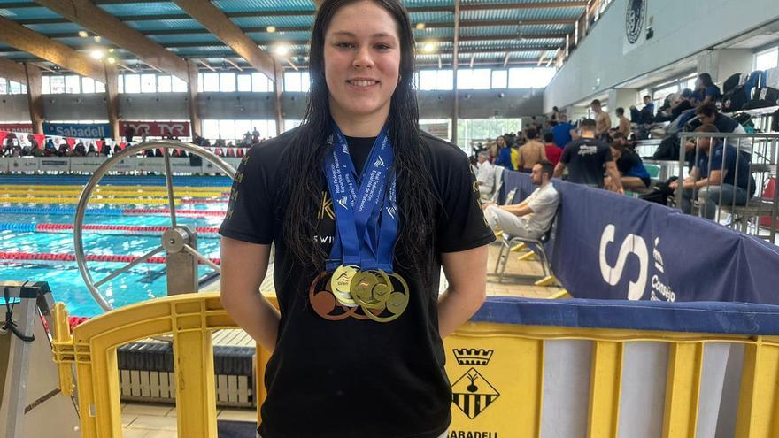 Baño de oro para Ángela Martínez en Portugal