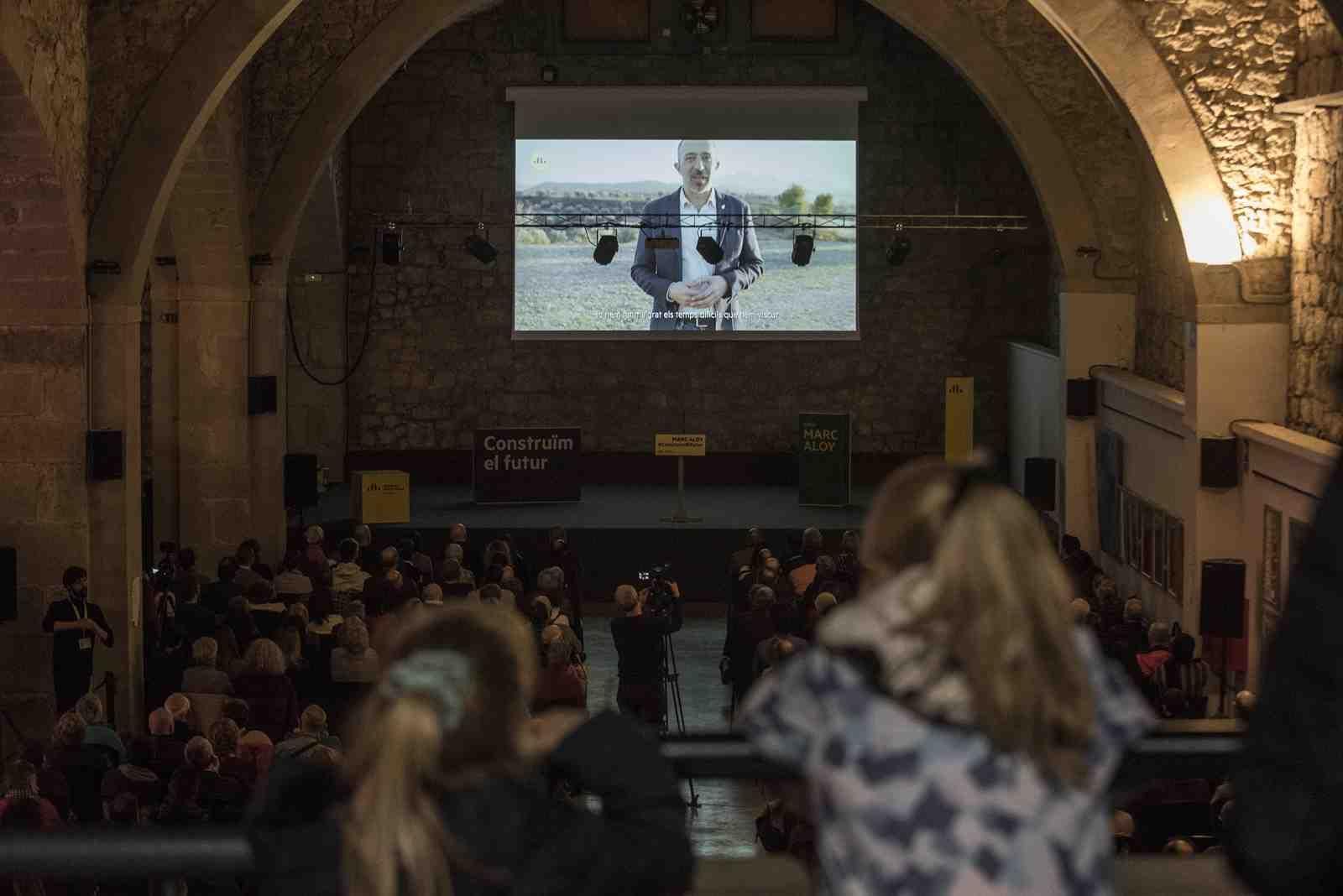 Acte de presentació de l'alcaldable per ERC a Manresa, Marc Aloy