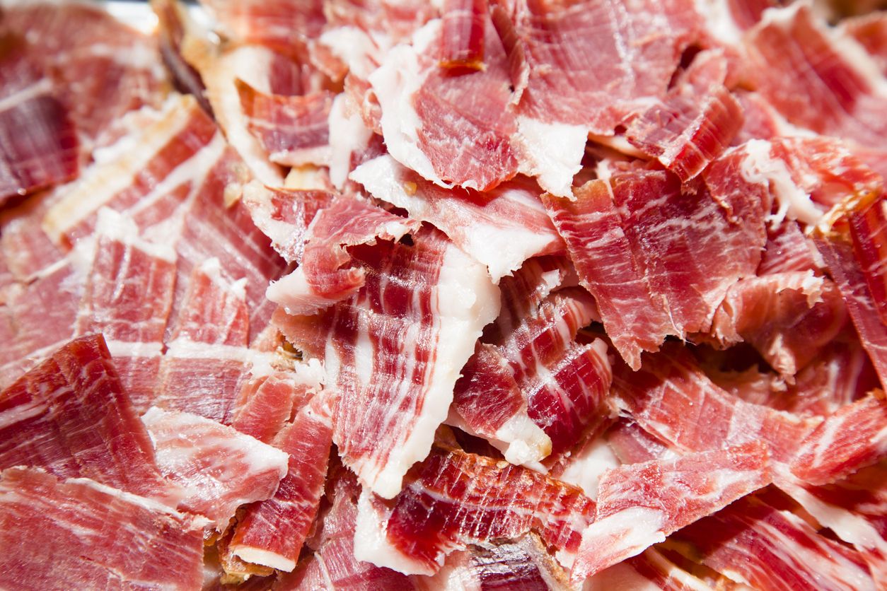 Imagen de un buen jamón.