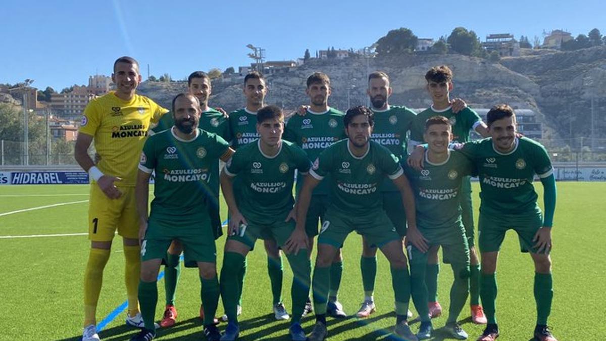 El once inicial del Cuarte durante un partido esta temporada.