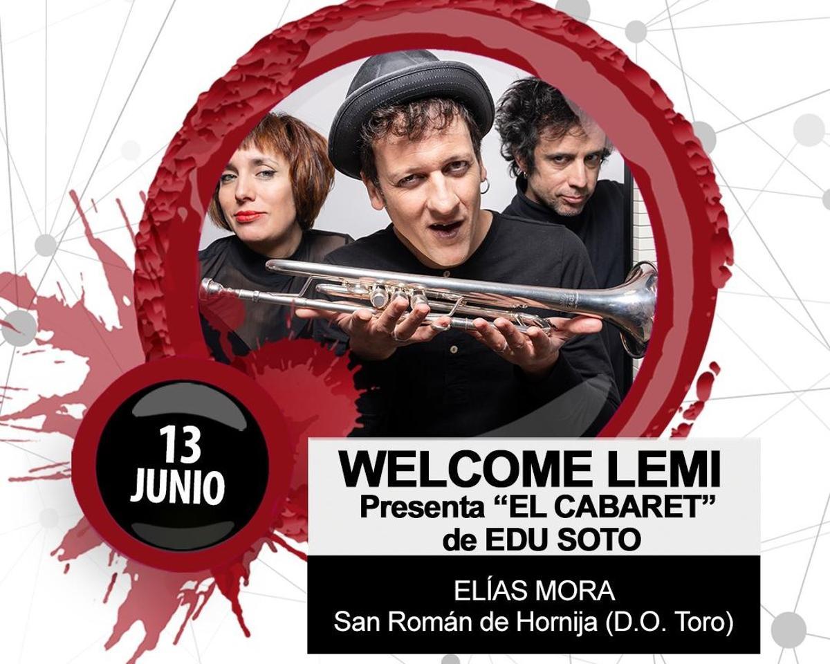 Cartel promocional del espectáculo que se celebrará en la bodega Elías Mora.