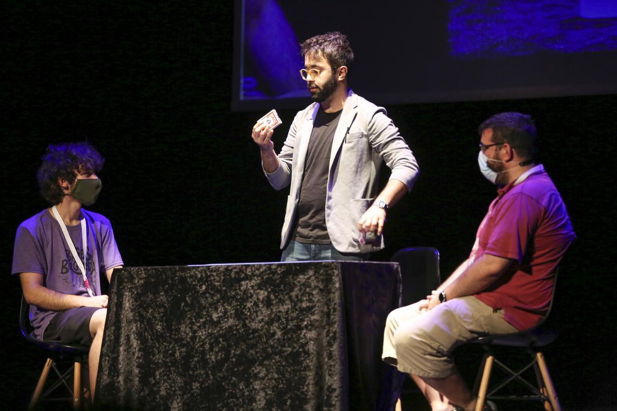 El solsonense Pere Rafart, durante su brillante actuación en la Gala de Cerca.