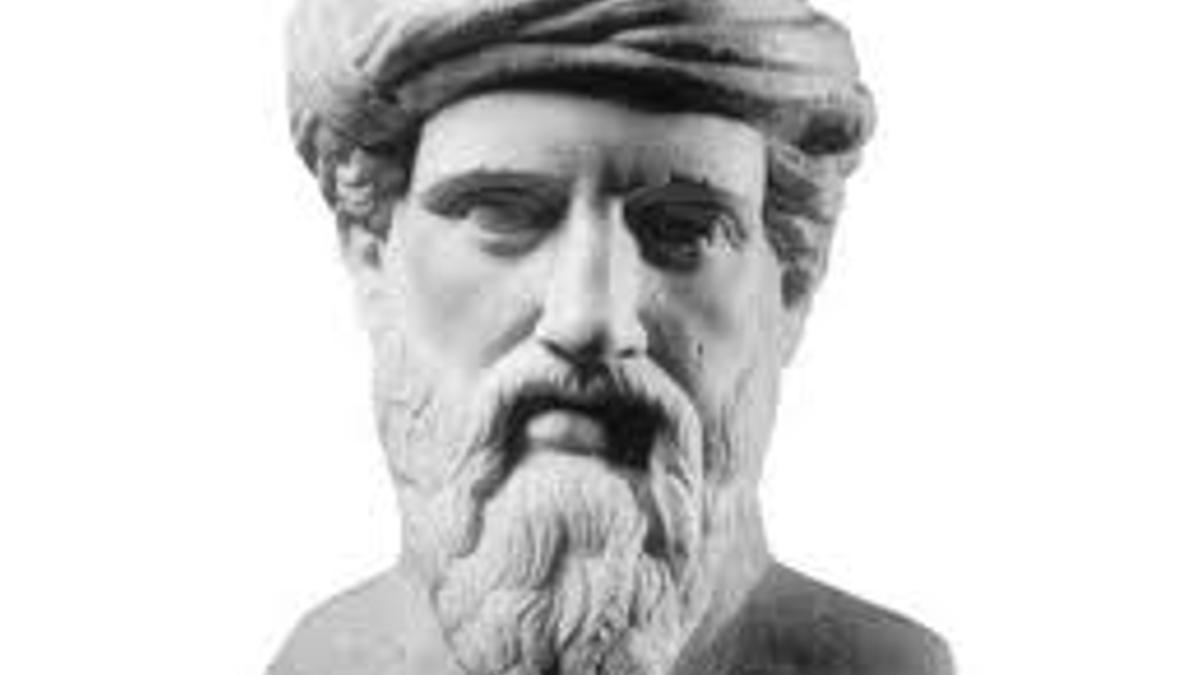 El filósofo griego Pitágoras de Samos.