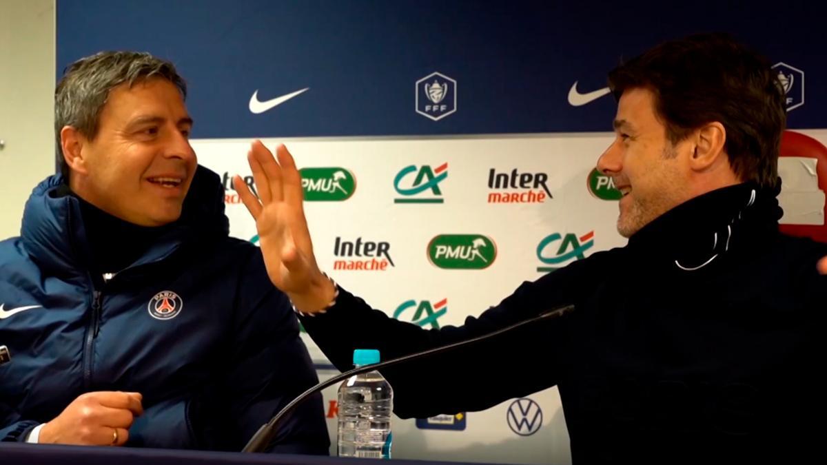 El tremendo vacile de Pochettino a su traductor