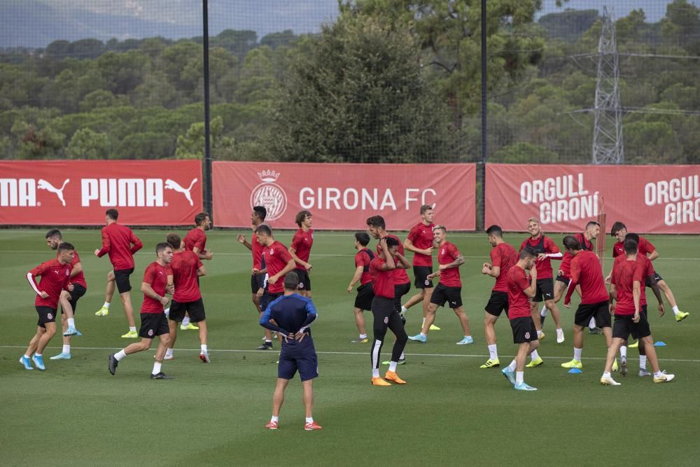 Entrenament del Girona FC