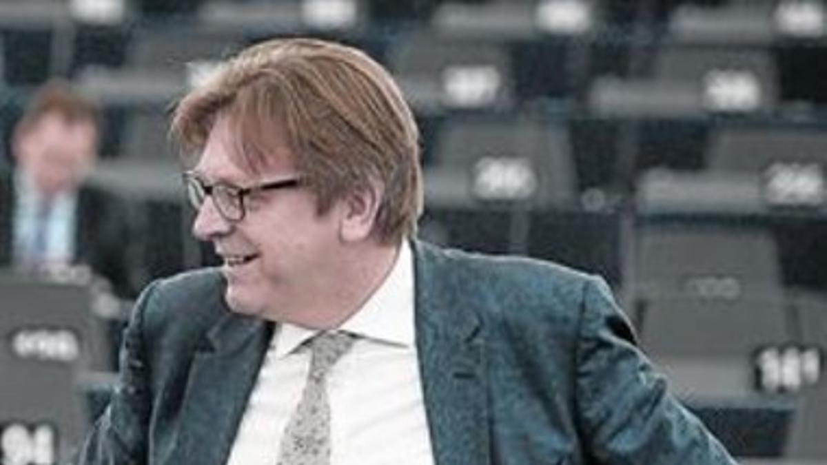 Guy Verhofstadt, el candidato liberal a presidir la Comisión Europea.