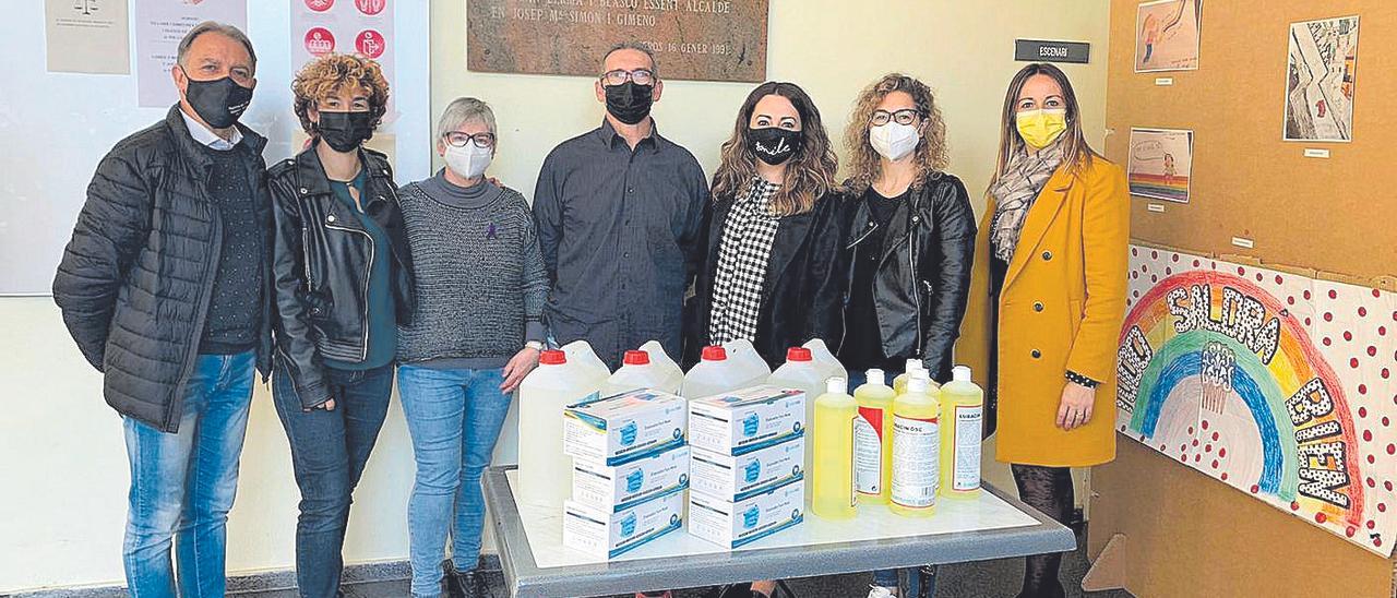 Museros repartirá 33.000 mascarillas y 2.200 litros de gel