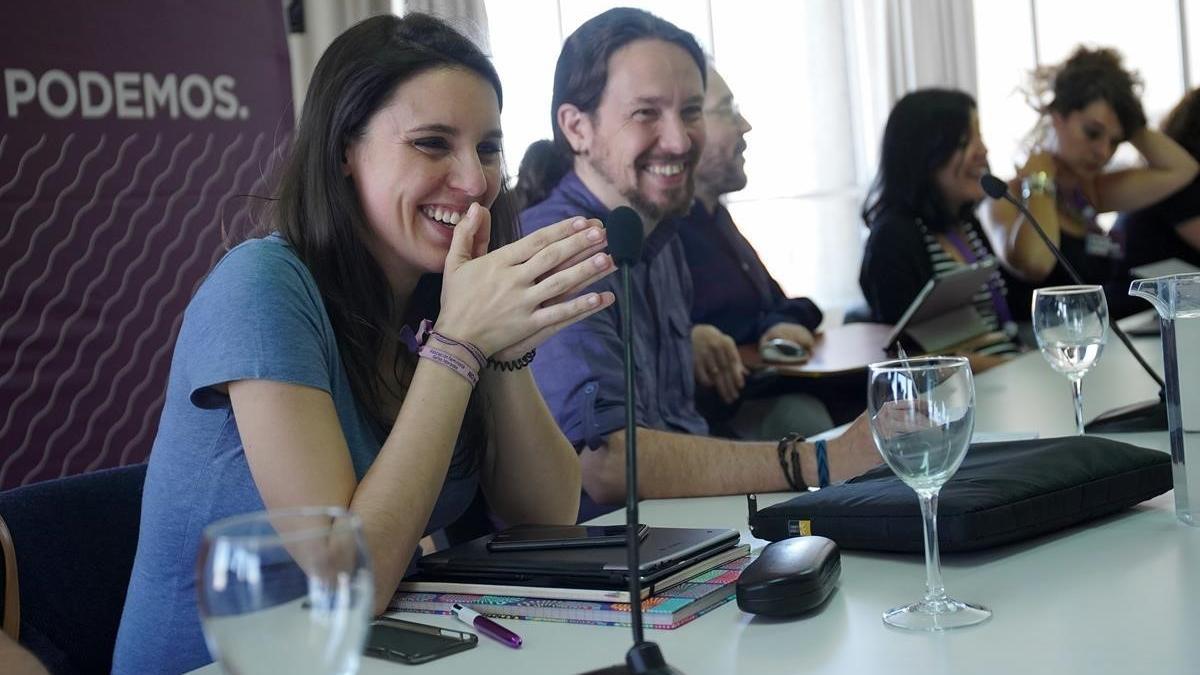 Irene Montero, Pablo Iglesias y Pablo Echenique