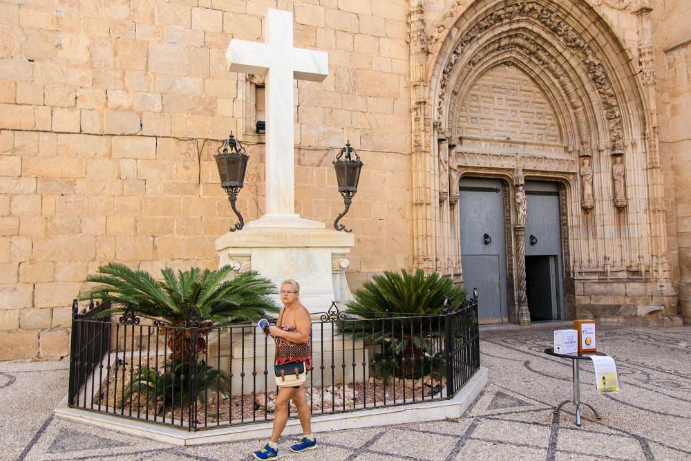 Protestas contra el derribo de la Cruz de Callosa