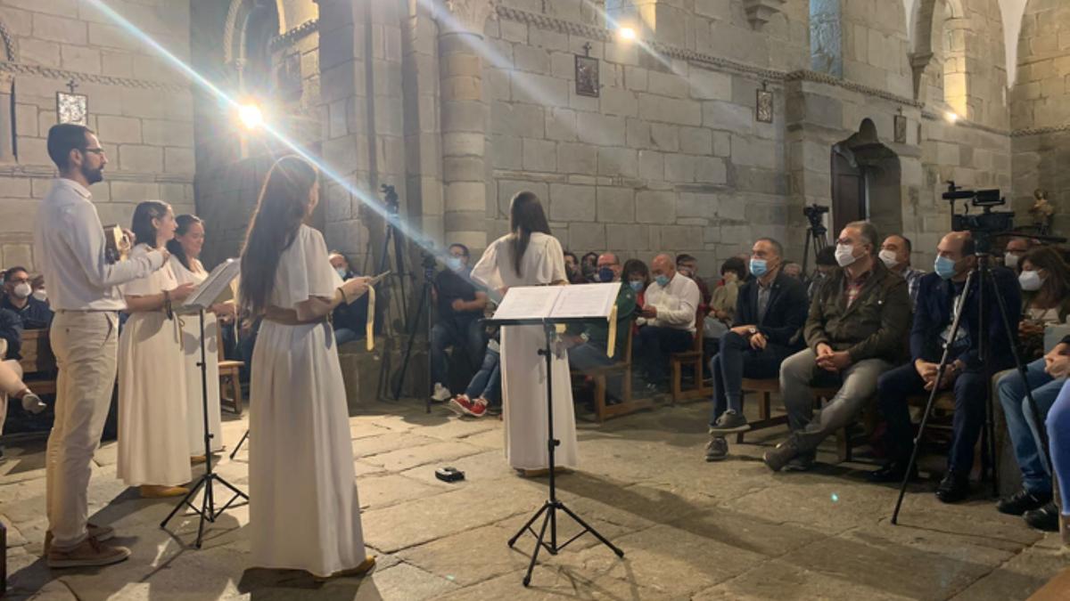 Concierto de Egeria en la iglesia de Santa Marta de Tera. / E. P.