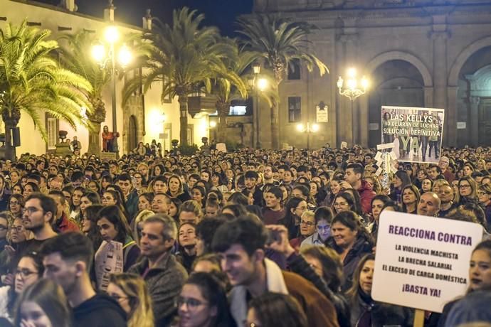 GENTE Y CULTURA 07-03-19  LAS PALMAS DE GRAN CANARIA. 8M Día Internacional de la Mujer. Manifestación por el 8M Día Internacional de la Mujer. FOTOS: JUAN CASTRO