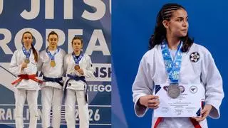 Júlia Beltran i Núria Álvarez, plata al Campionat d’Europa de Jiu Jitsu U18 i U21
