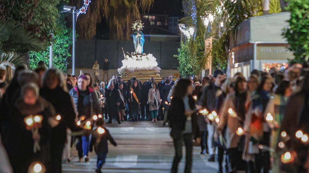 Procesión de La Purísima en Torrevieja 2023