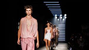 Desfile de la firma Alvar Merino, en la pasada edición de 080 Barcelona Fashion.