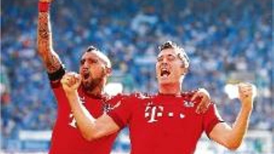 El Bayern guanya en l&#039;últim sospir amb un gol de Lewandowski (1-2)