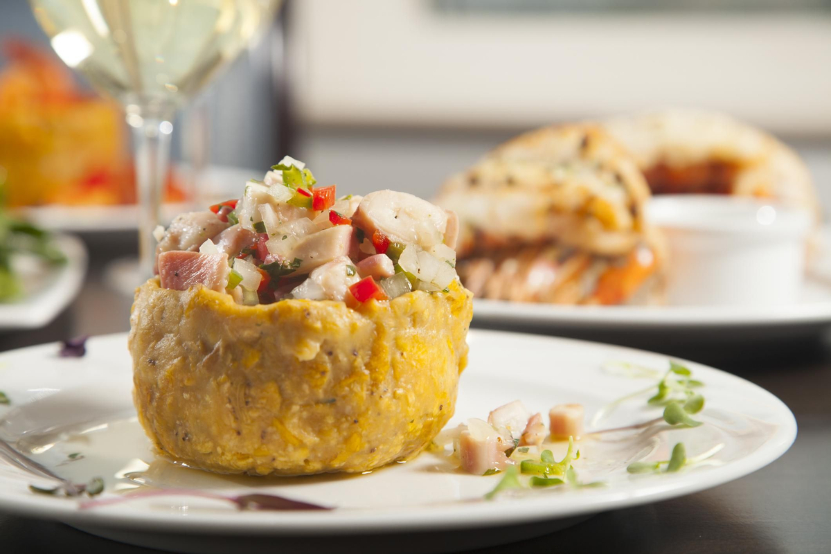 Mofongo relleno.