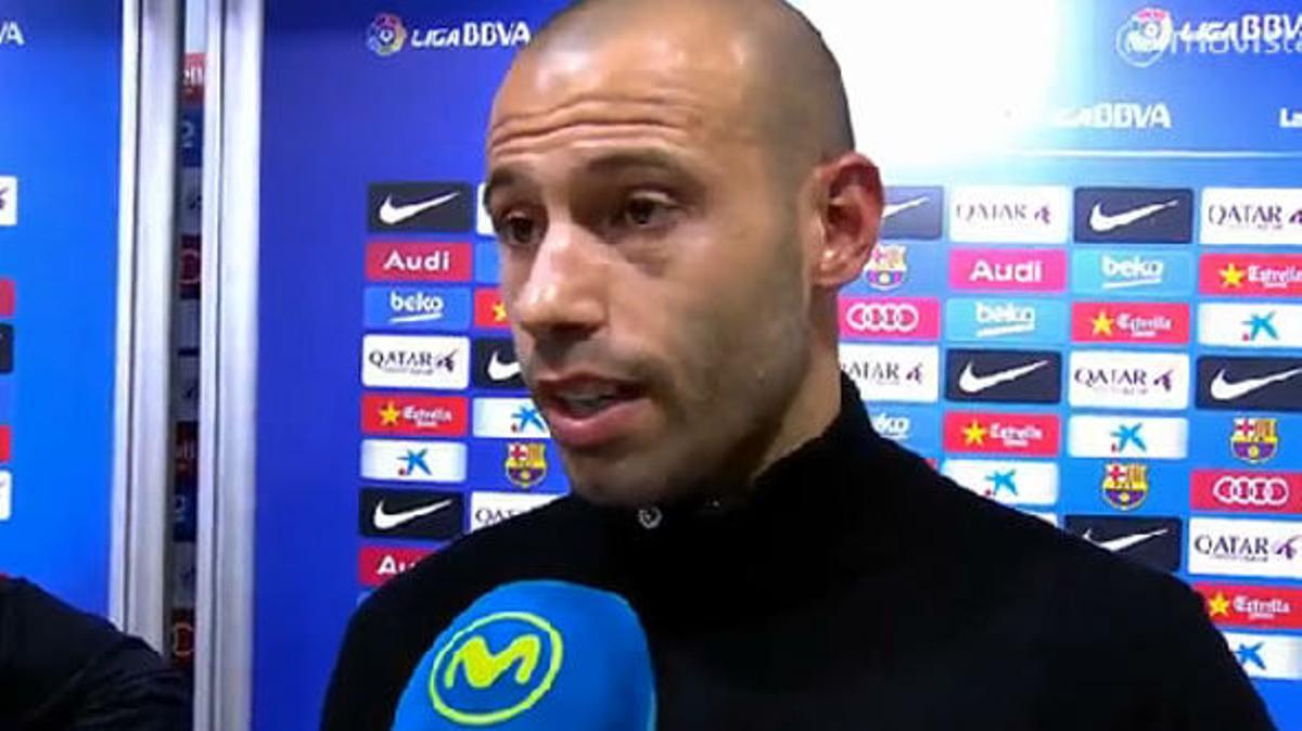 Mascherano: Messi, Neymar y Suárez controlan muy bien su ego y eso nos favorece