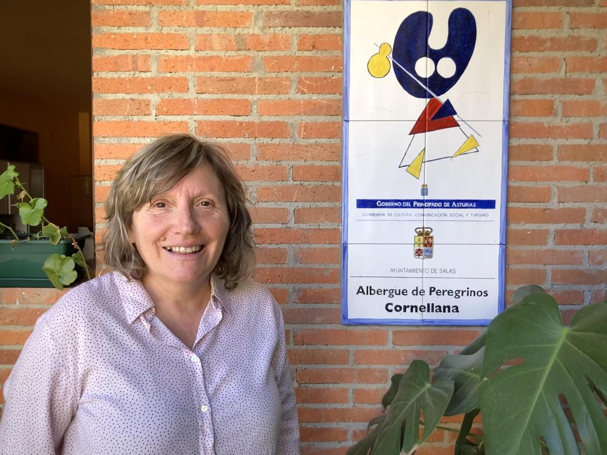 Gloria Fernández, gerente del albergue