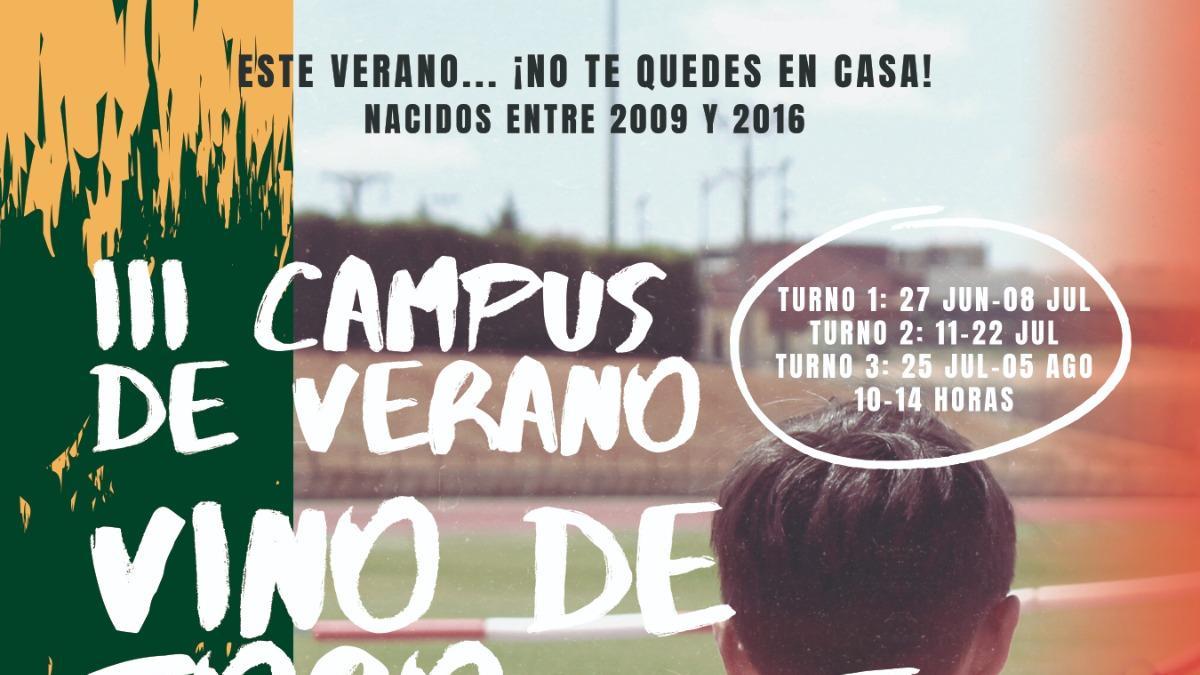 Imagen promocional del &quot;III Campus de verano del Vino de Toro Caja Rural&quot;