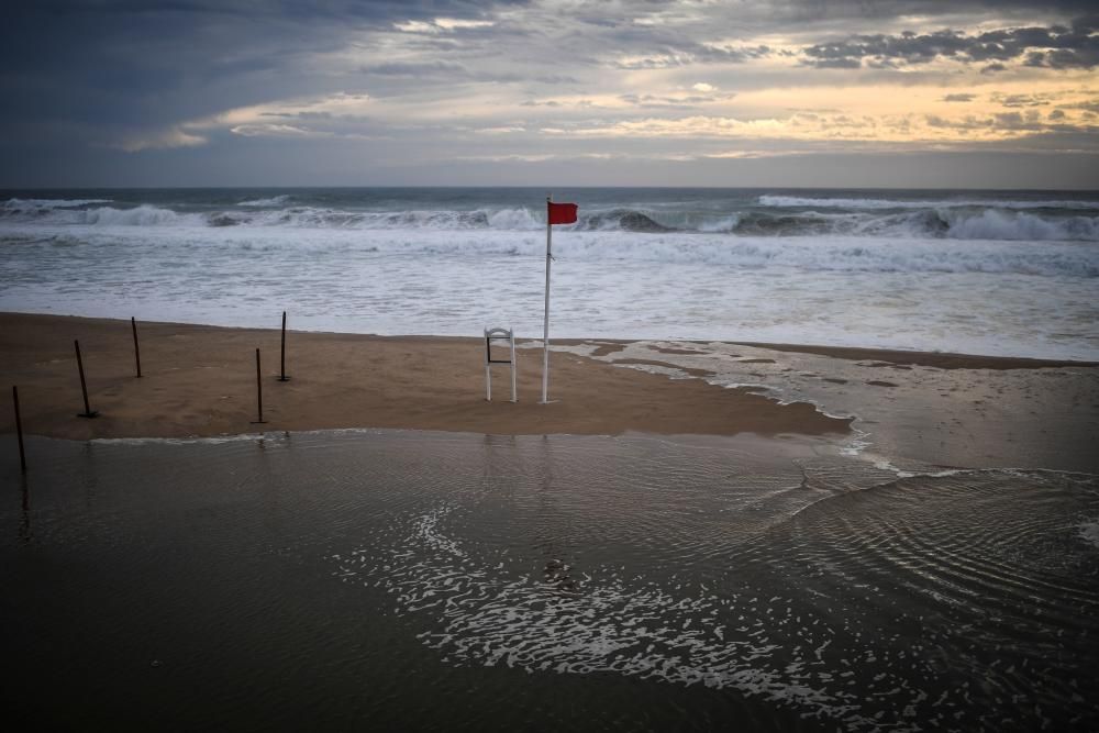 Paso del ciclón Leslie por Portugal