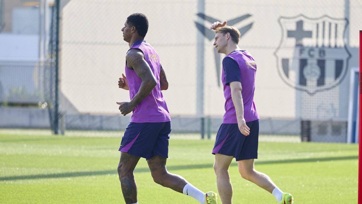 Flick aclara la situación de De Jong y Rashford