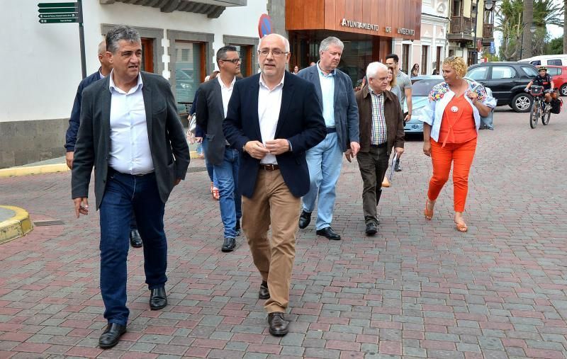 24/05/2018 INGENIO. Visita institucional del presidente del Cabildo de Gran Canaria, Antonio Morales, al municipio de Ingenio. SANTI BLANCO  | 24/05/2018 | Fotógrafo: Santi Blanco