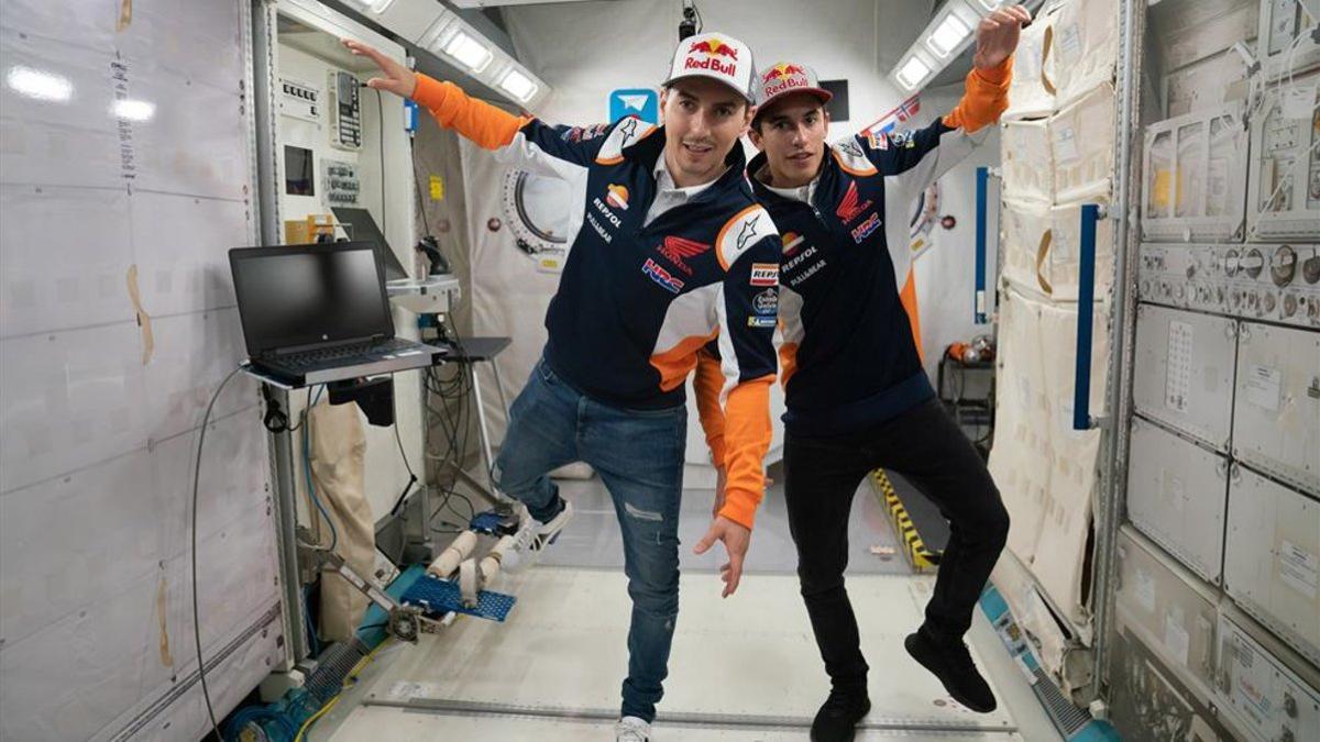 Lorenzo y Márquez, en plena experiencia espacial