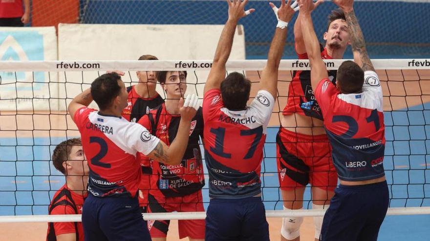 Imagen de un partido del Vigo de esta temporada. | Alba Villar