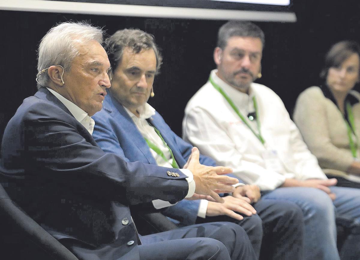 Pedro Martín, Francisco Alcalá, Ezequiel Navarro y Mayte Bacete, en el Collavorate Málaga.