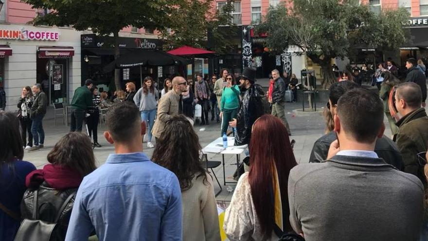 Manifestació contra les clàusules sòl.