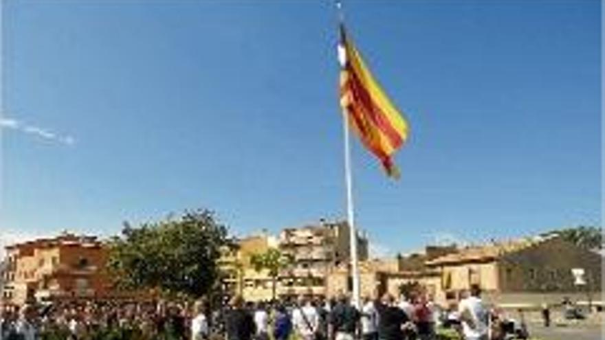 La hissada de l&#039;estelada, l&#039;acte central a Torroella de Montgrí