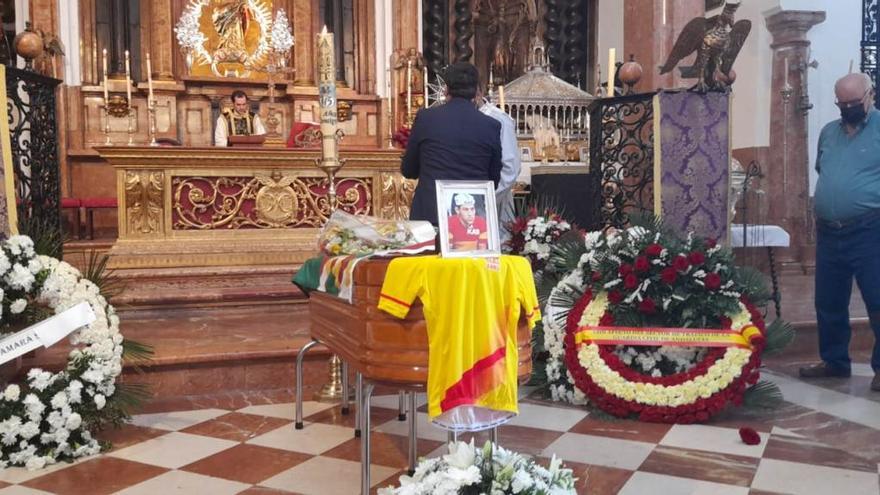 Funeral celebrado en Cabra por la leyenda del ciclismo andaluz Antonio Gómez del Moral.