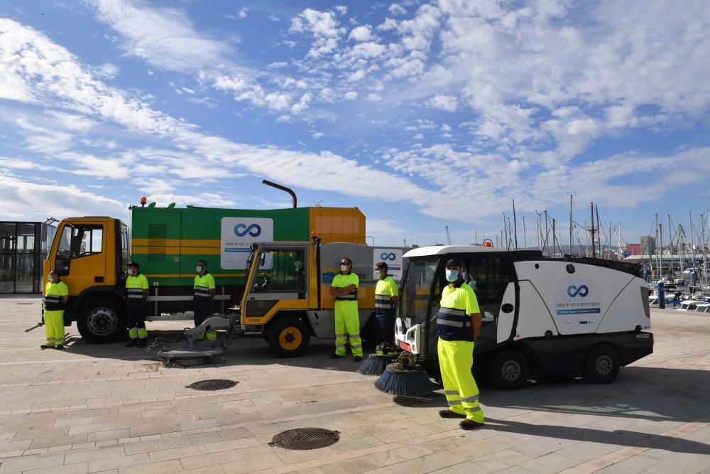 Doce operarios y seis máquinas abordarán el plan de choque de limpieza que se extenderá hasta el 6 de octubre con un coste de 256.000 euros.