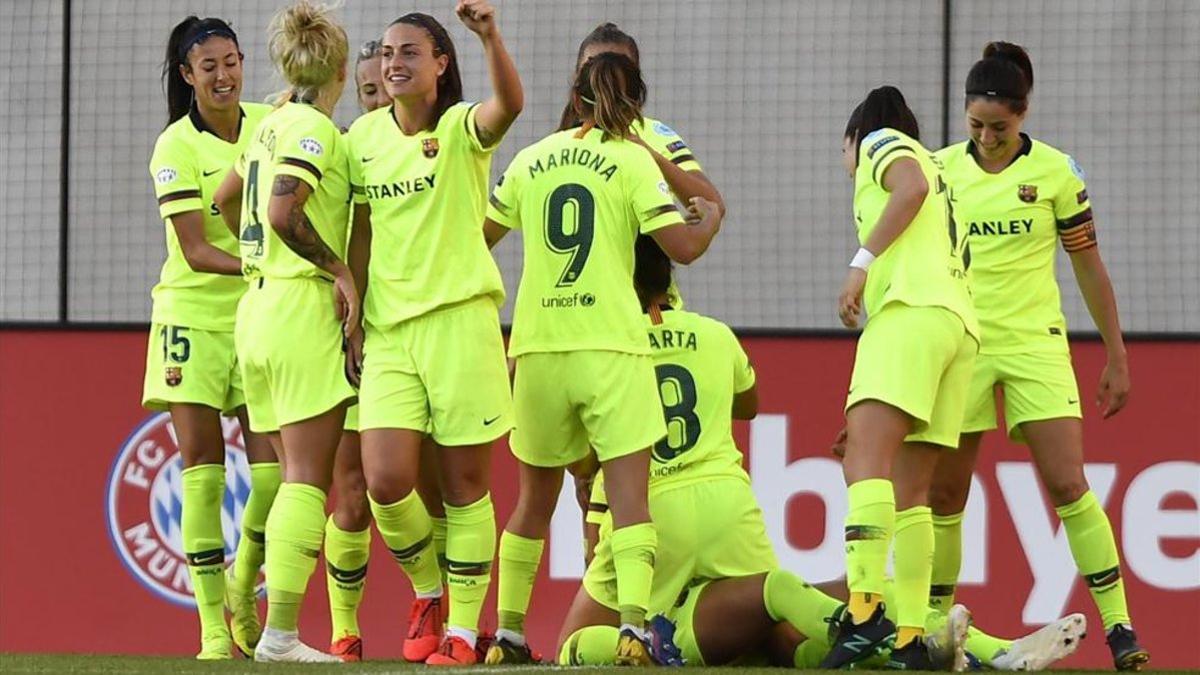 El equipo femenino del FC Barcelona dio un paso de gigante en Múnich