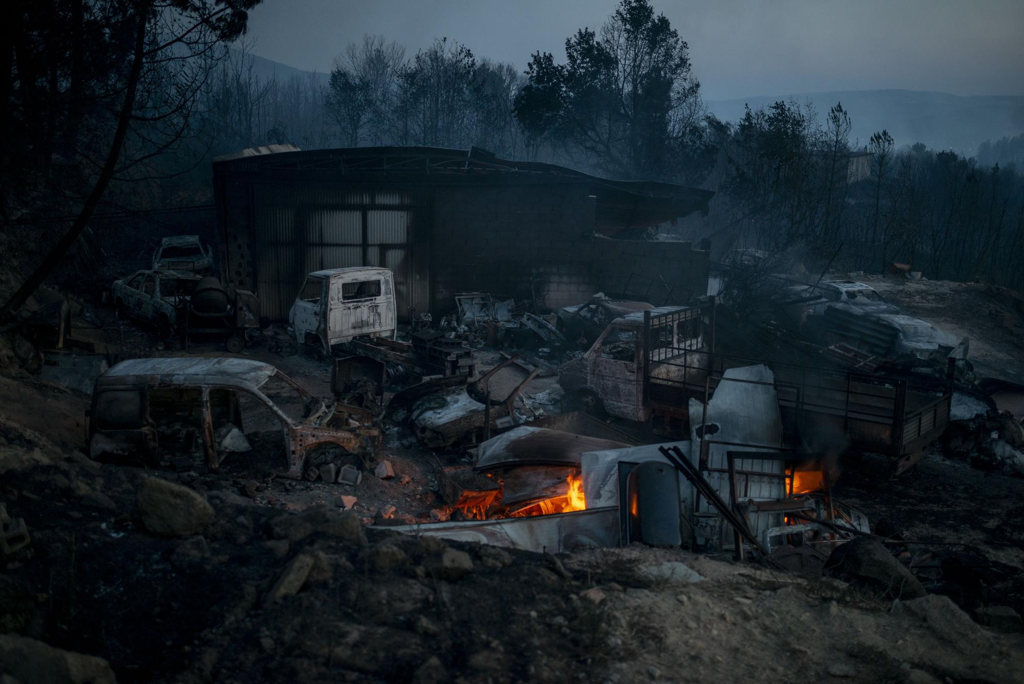 Incendio en Verín