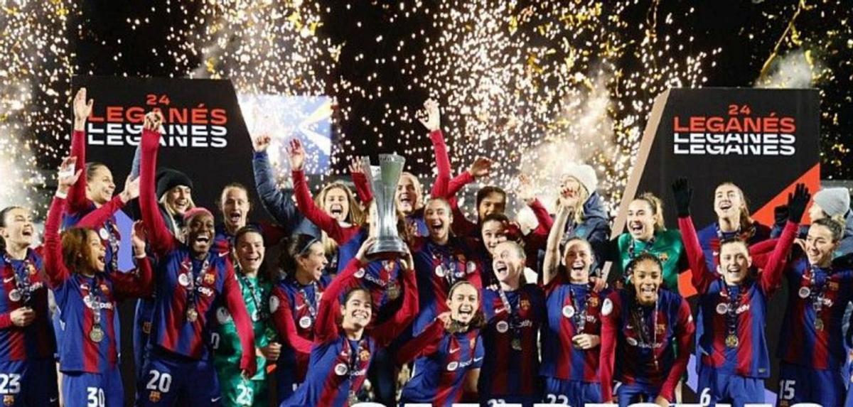 Un Barça amb màgia goleja i es proclama supercampió