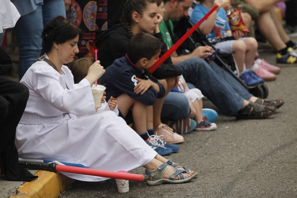 Desfile de "Starwars" en Metrópoli