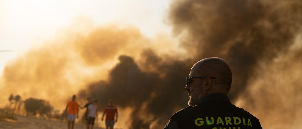 ZAMORA. INCENDIO VEGALATRABE MUGA