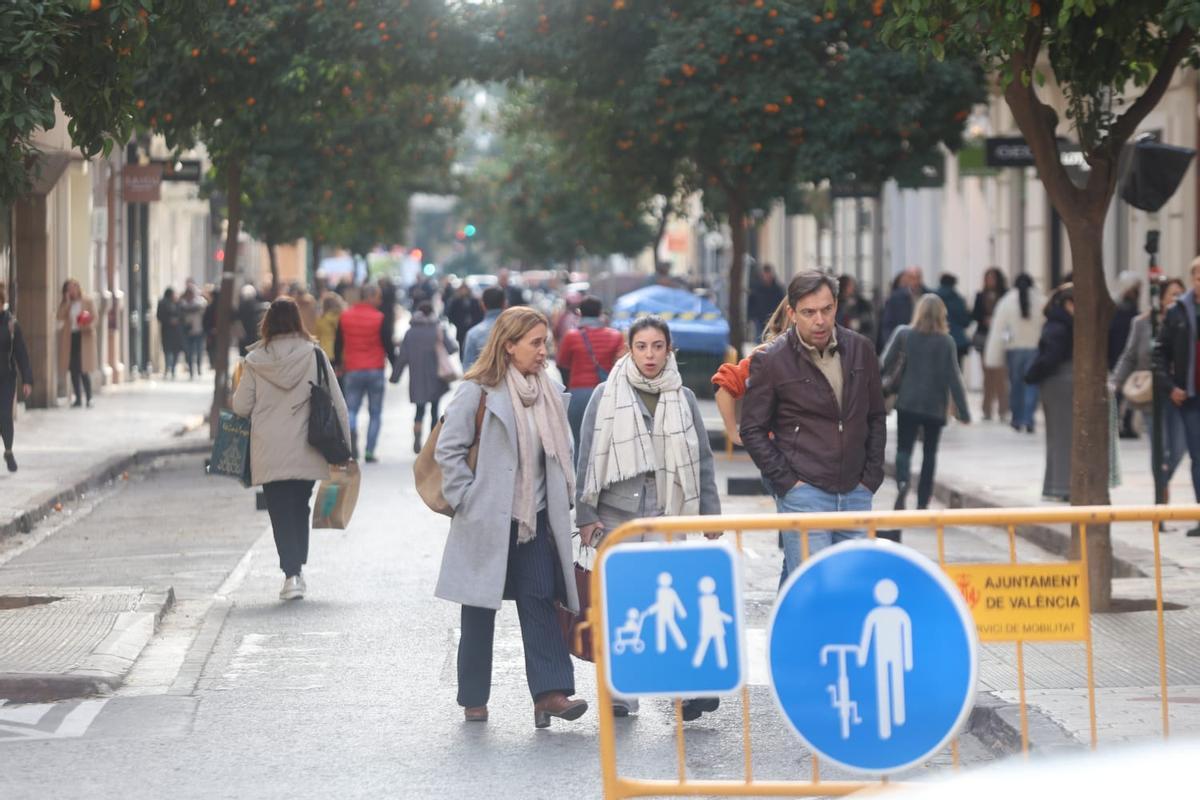 Cierran al tráfico la calle Jorge Juan