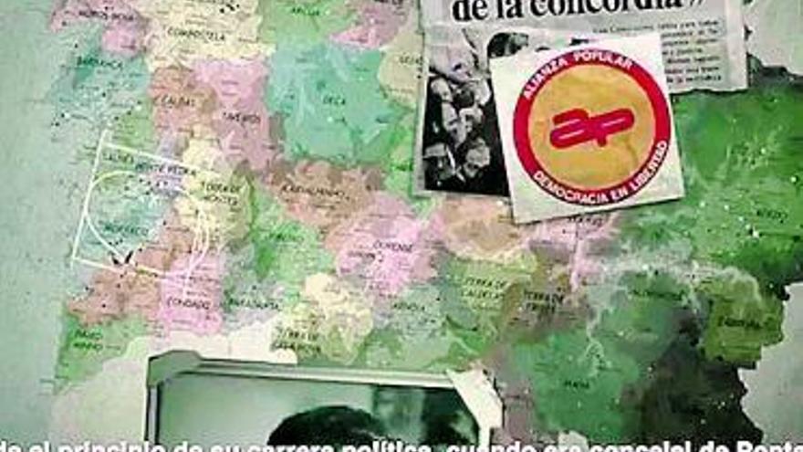 Imagen del vídeo promocional de Mariano Rajoy con el polémico mapa.