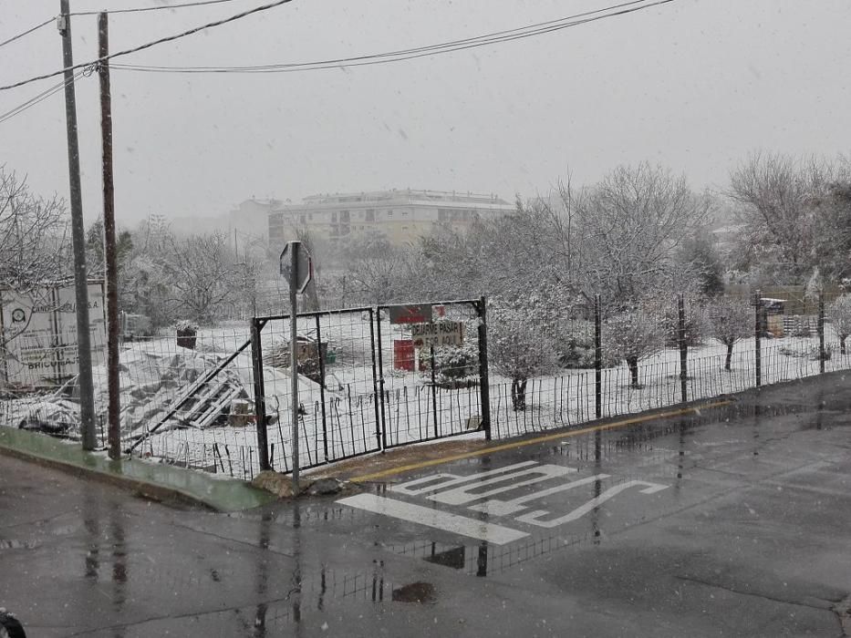 Nieve en el Barrio del Progreso - Murcia