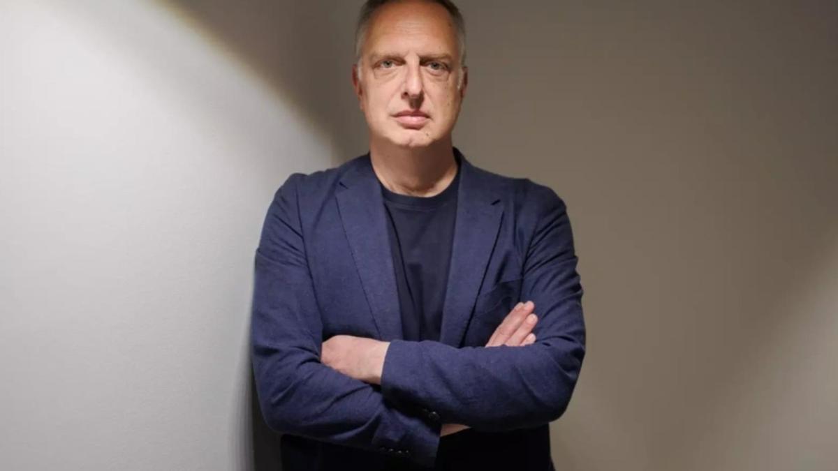 Foto de archivo del escritor italiano, Antonio Scurati