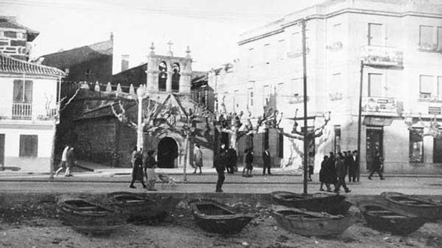Antigua localización de la Capela do Hospital, en Eugenio Sequeiros.
