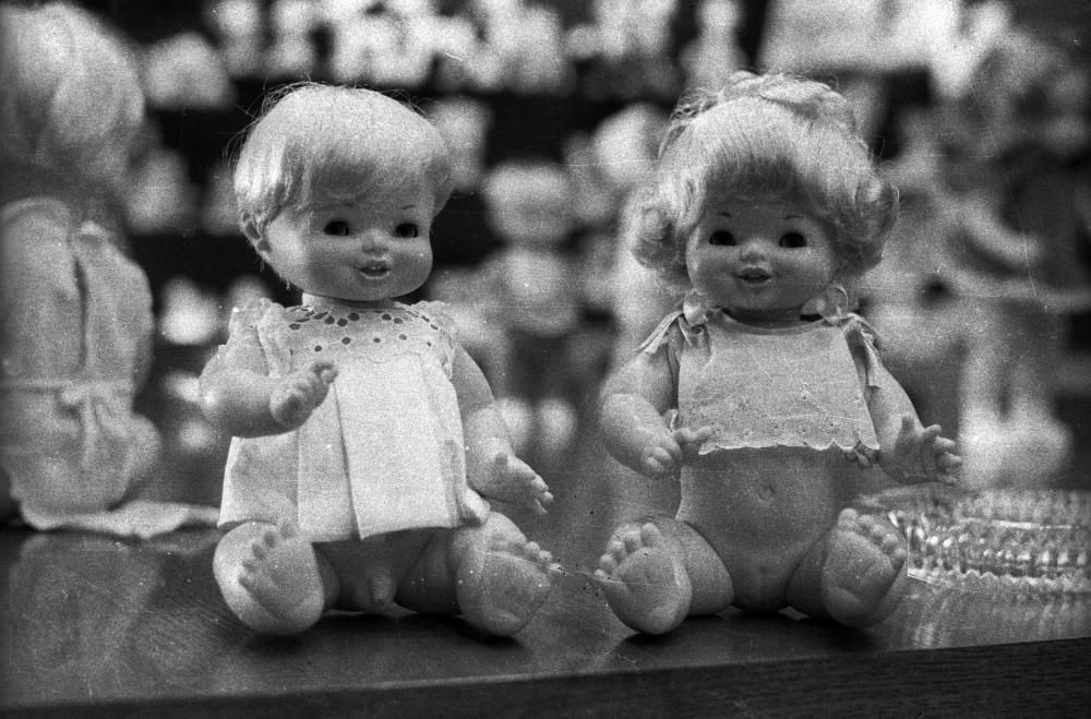 Muñecas elaboradas en las fábricas de Onil en los años 60