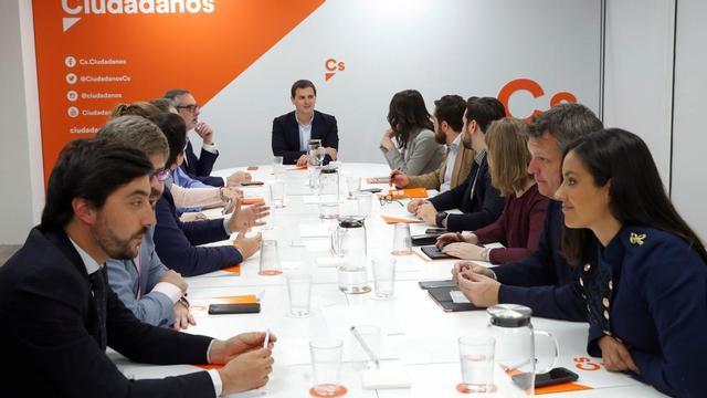 Albert Rivera, en la reunión del Comité Permanente de Cs