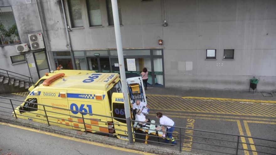 Traslado de pacientes en Urgencias de Montecelo.