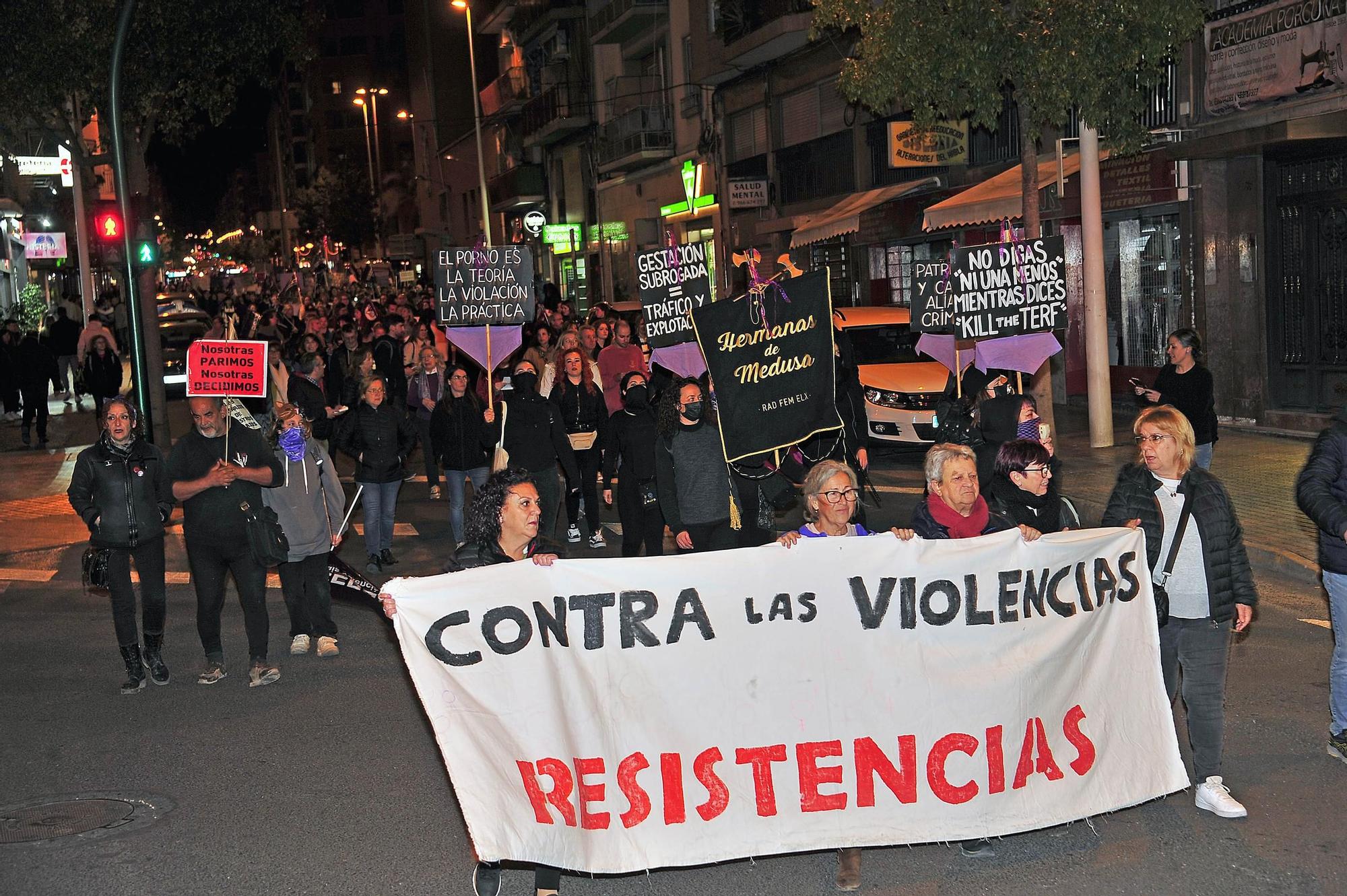 Manifestación 8M en Elche