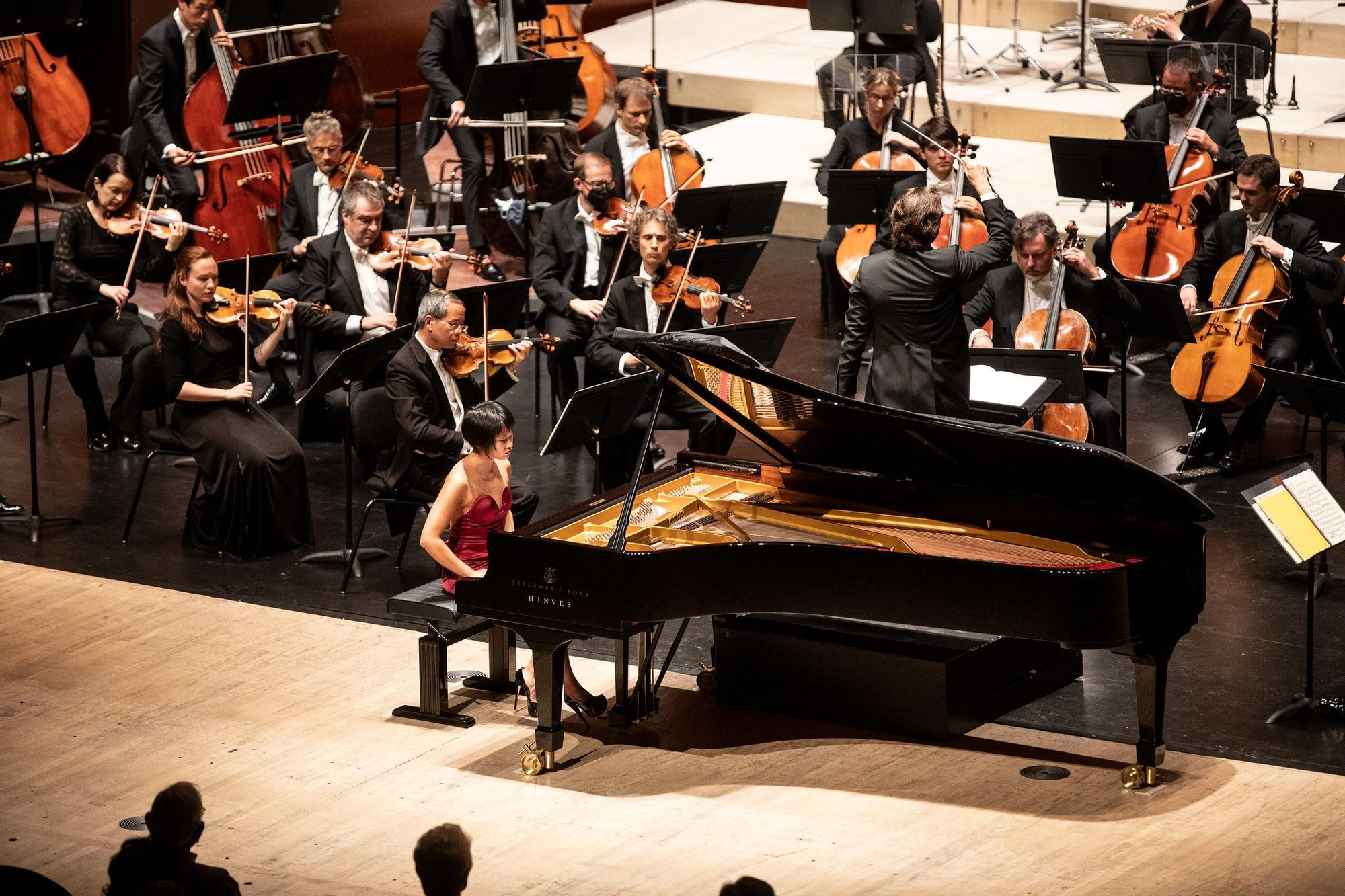 La pianista china Yuja Wang.