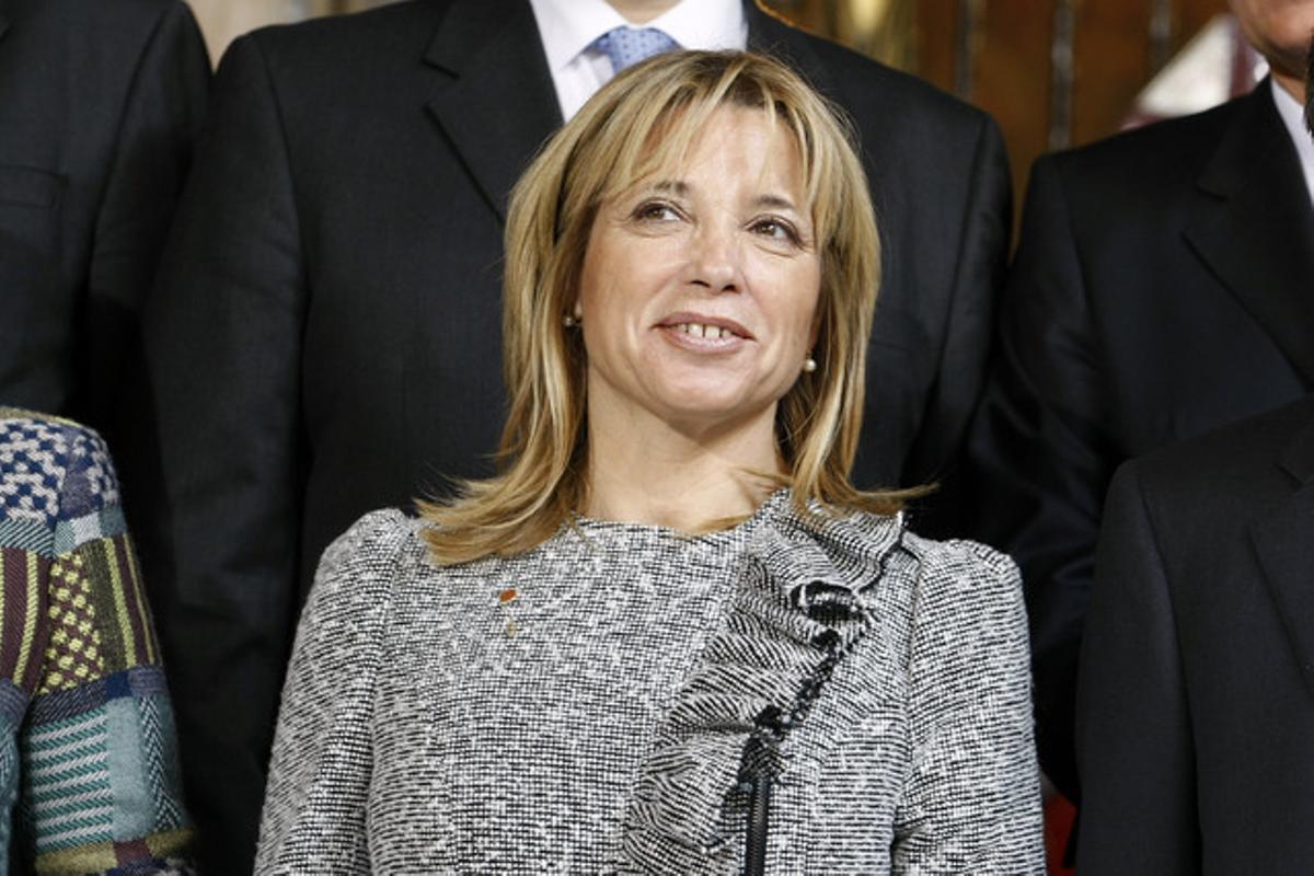 Joana Ortega, durant la presa de possessió del Govern el 29 de desembre passat. Joana Ortega, durant la presa de possessió del Govern el 29 de desembre passat.