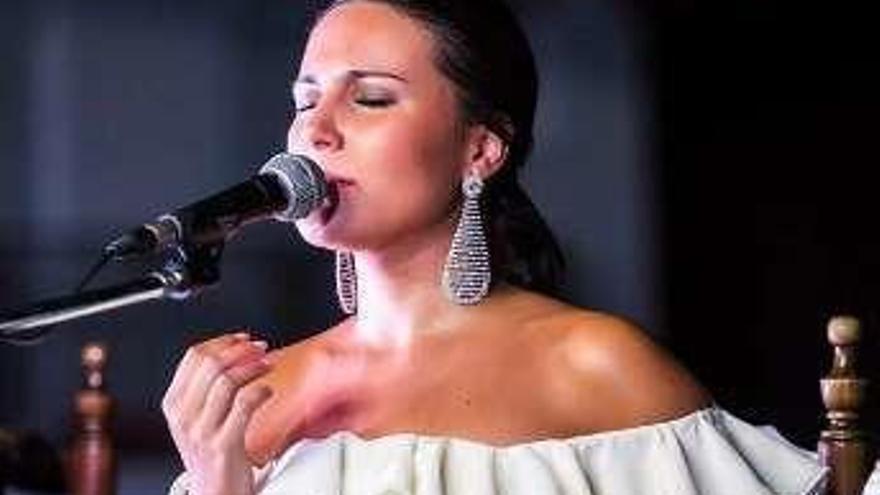 La cantaora Celia Romero.